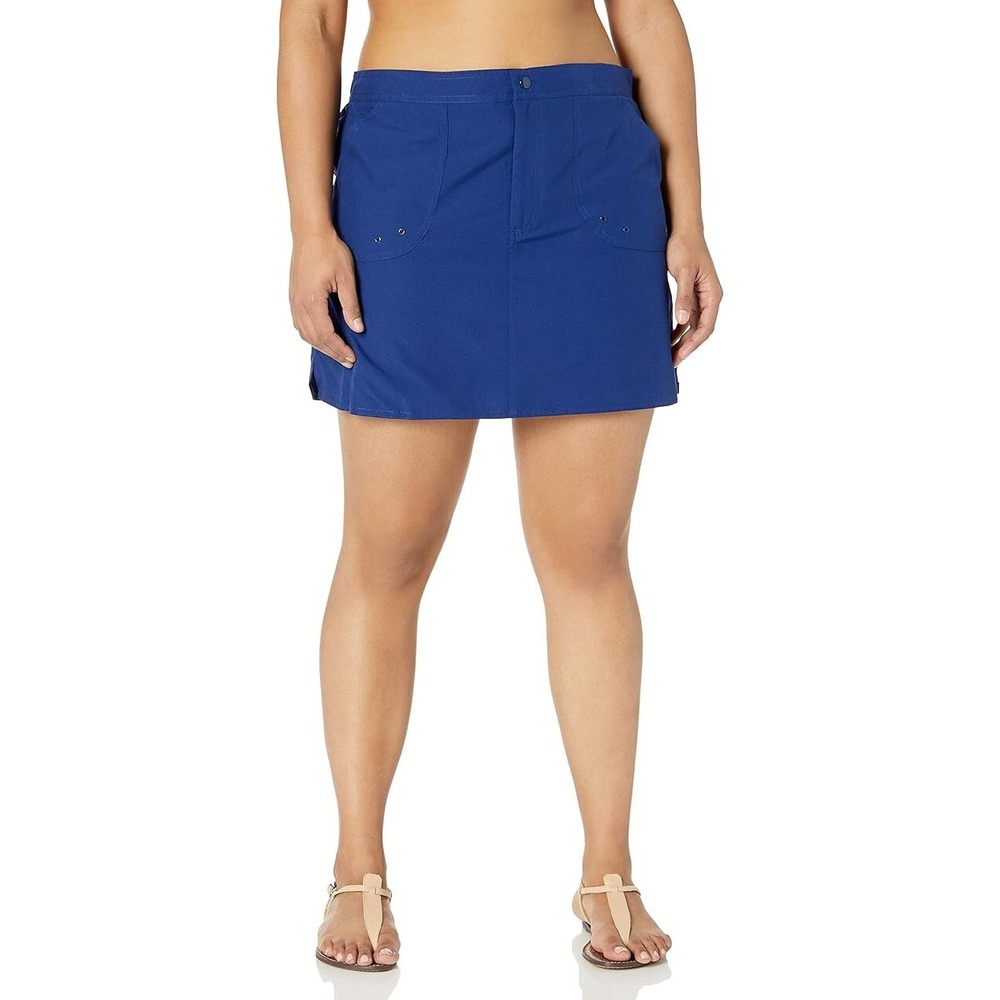 Maxine Of Hollywood Women's Plus-Size 5" Woven Swim Boardshorts, 18W
